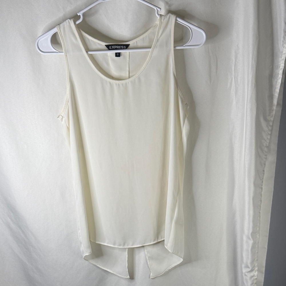 Express Women's Ivory Tank Top
